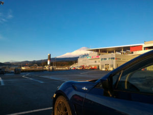 うちの86と富士山